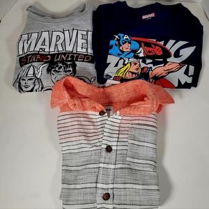 Lot of Boys size 7 Shirts